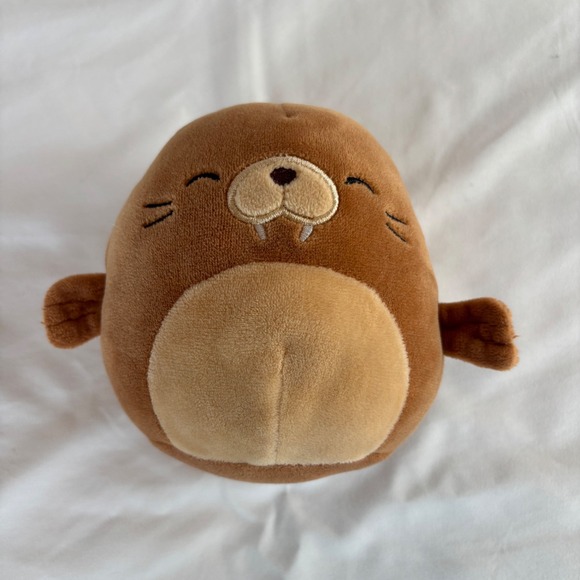 Squishmallows Sea Life Plush Bundle 8pc Clownfish Walrus Shark Turtle Seahorse - Picture 6 of 16